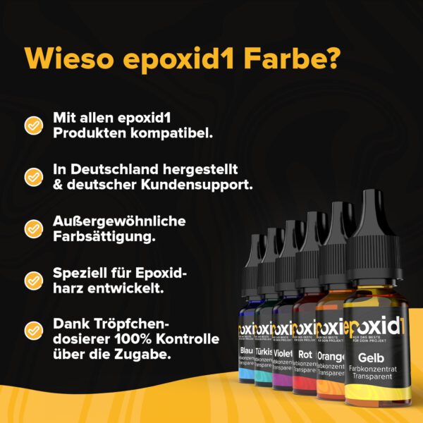 Epoxid1 Epoxidharz Farbkonzentrat Wieso epoxid1 Farbe