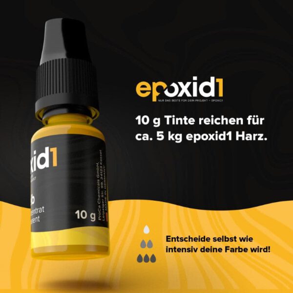 10g epoxid1 Tinte reichen für 5kg Harz