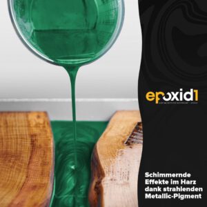 Epoxidharz PERLGRÜN metallic Farbe 40g