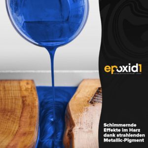 Epoxidharz PERLBLAU metallic Farbe 40g