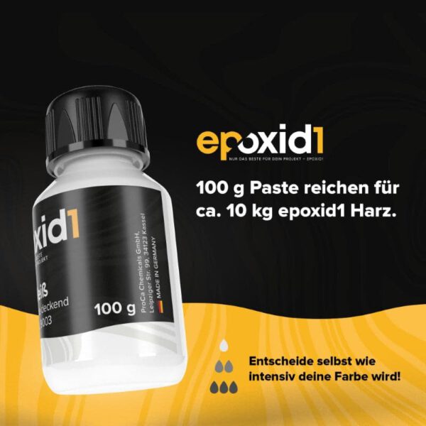 100g epoxid1 Paste reichen für 10kg Harz